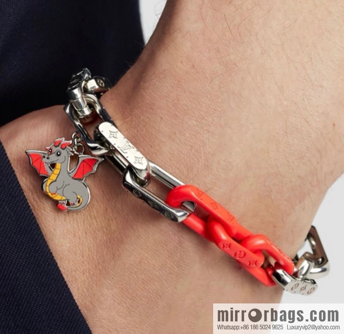 LV Louis Vuitton MONOGRAM CHAIN Year of the Dragon, necklace, bracelet