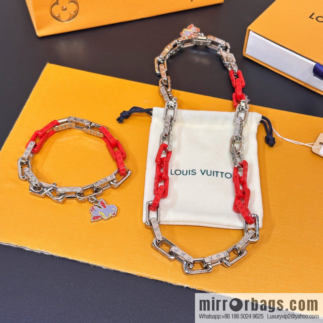 LV Louis Vuitton MONOGRAM CHAIN Year of the Dragon, necklace, bracelet