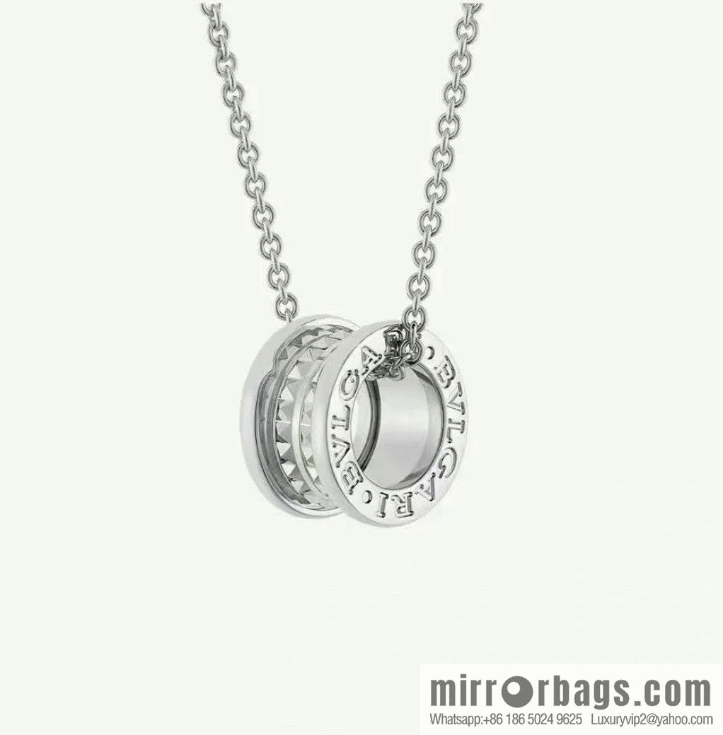 ☀BVLGARI Bulgari Charity Little Red Man Willow Necklace  ☀