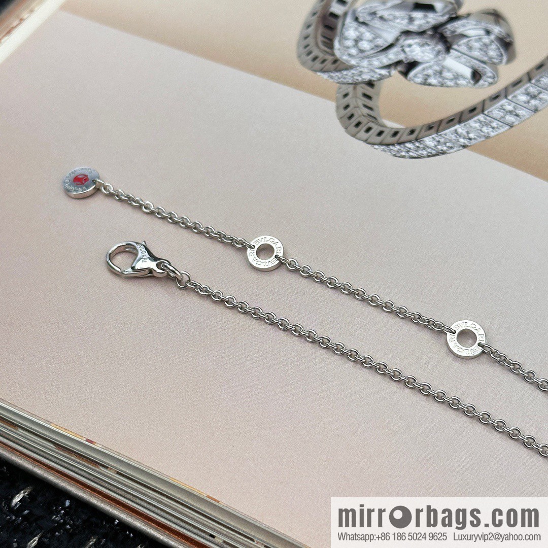 ☀BVLGARI Bulgari Charity Little Red Man Willow Necklace  ☀