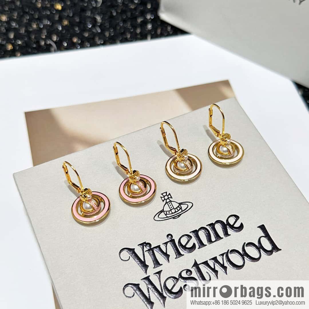 ❗️New ❗️ Original order y New ☑️ Vivienne Westwood Queen Mother Saturn stud earrings