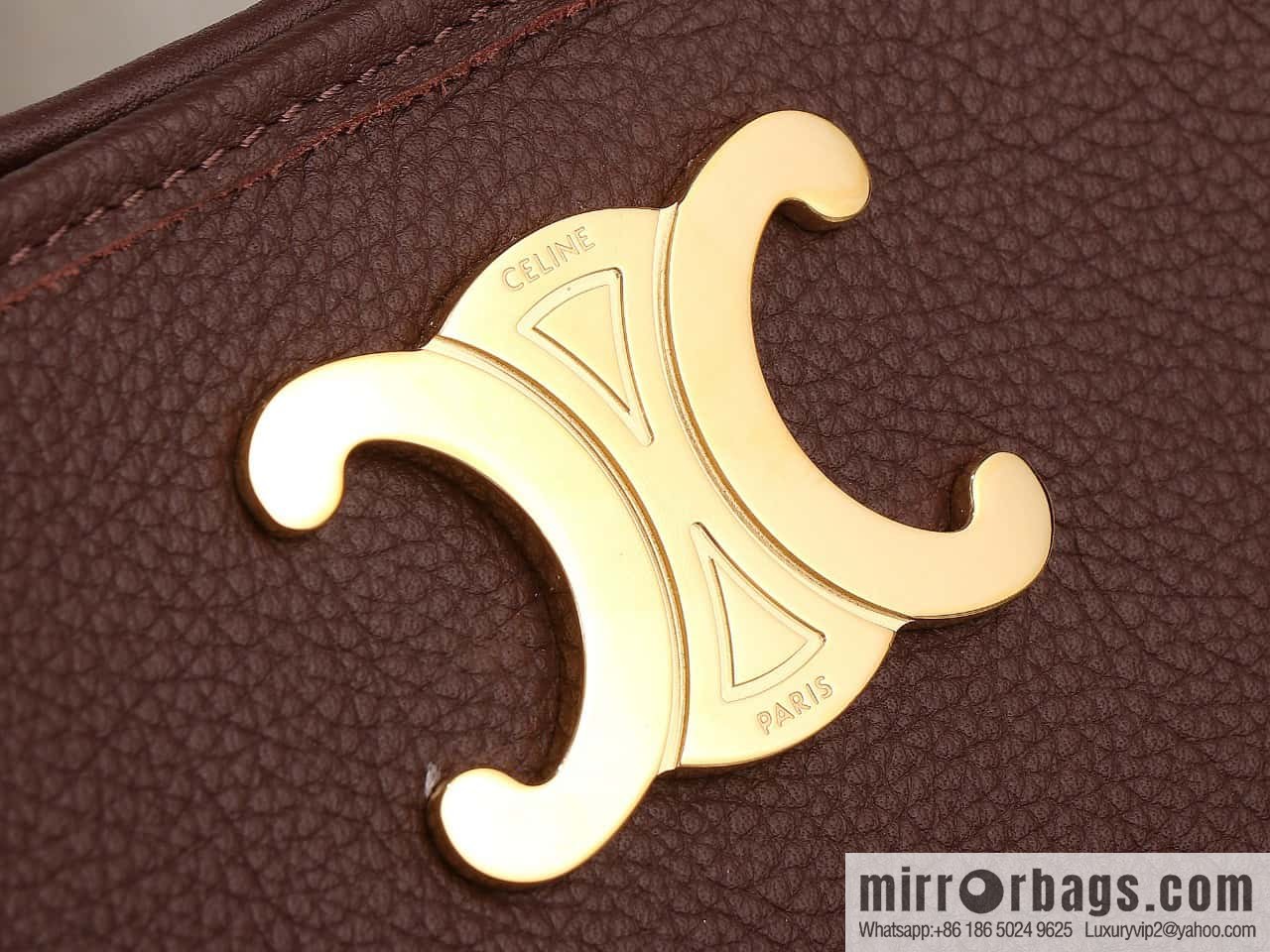 [Premium quality, all steel hardware] CELIN_E23 | NEWSPAPER TRIOMPHE SOFT soft cow leather (fabric) chain bag number: 114253