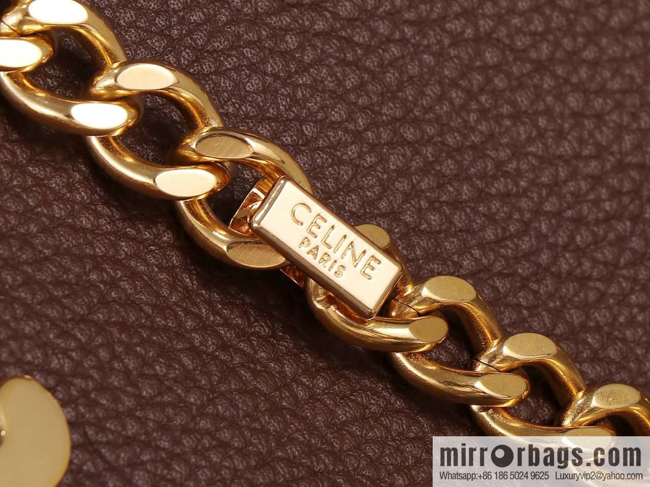 [Premium quality, all steel hardware] CELIN_E23 | NEWSPAPER TRIOMPHE SOFT soft cow leather (fabric) chain bag number: 114253