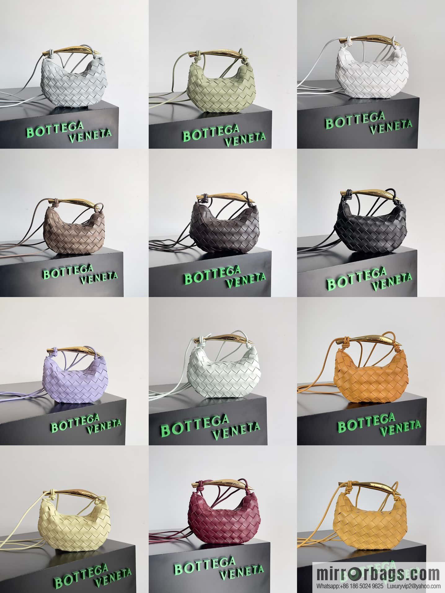 BottegaVeneta2023 new model, Baodiejia Bv spring and summer new mini sardines SARDINE model number: 744267 agate gray