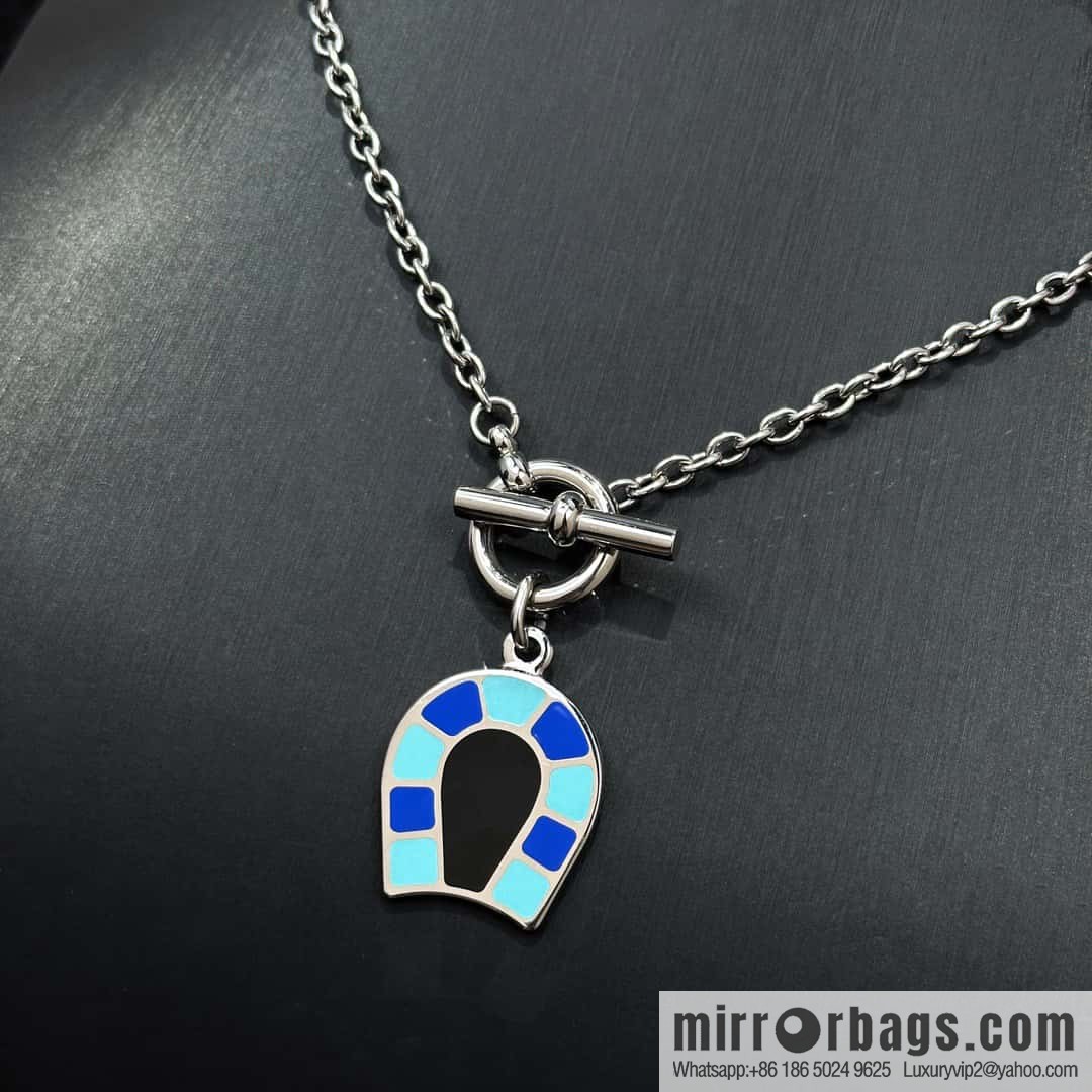 ❗New ❗ ☀ HERMES Helios Fer a Cheval Horseshoe Necklace ☀