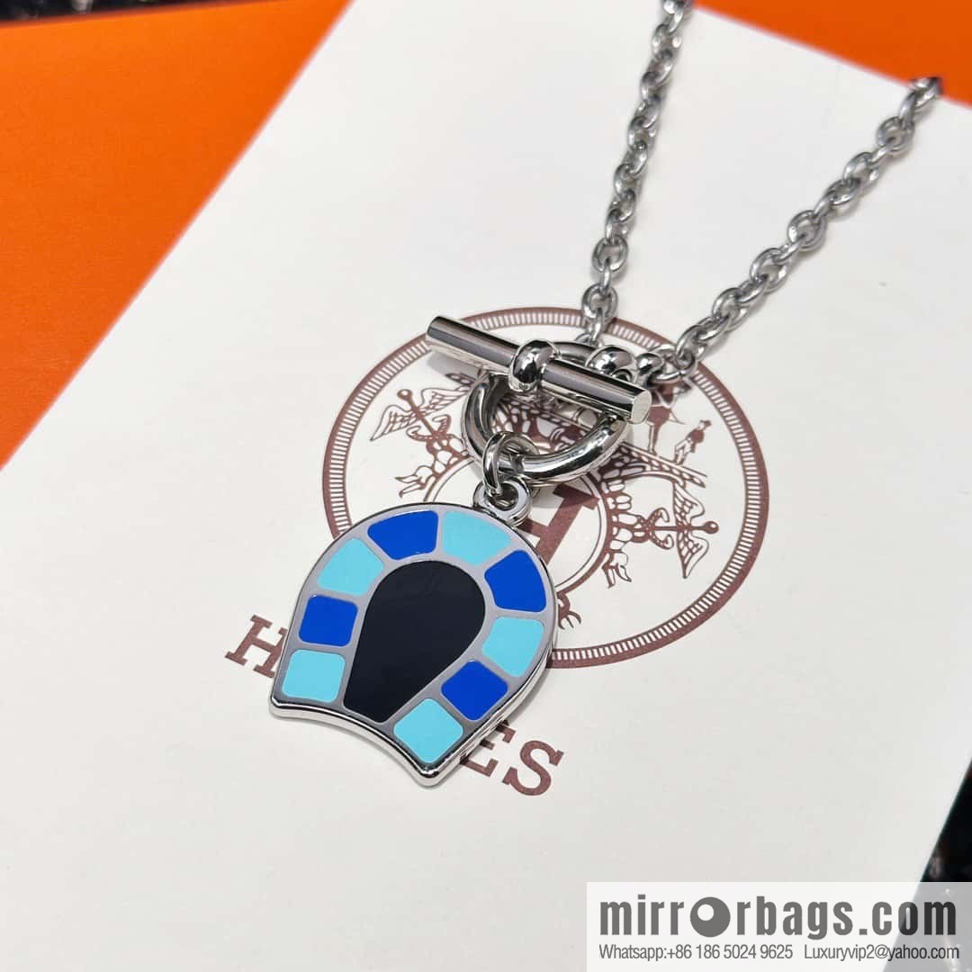 ❗New ❗ ☀ HERMES Helios Fer a Cheval Horseshoe Necklace ☀