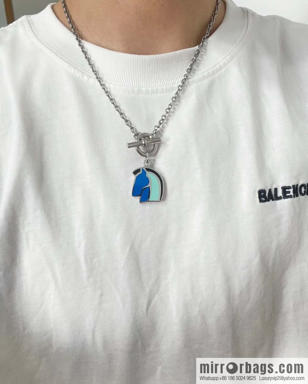 ❗New ❗ ☀ HERMES Helios Cheval Horse Head Necklace ☀