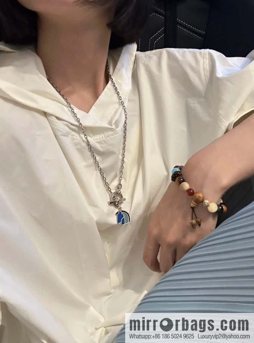❗New ❗ ☀ HERMES Helios Cheval Horse Head Necklace ☀