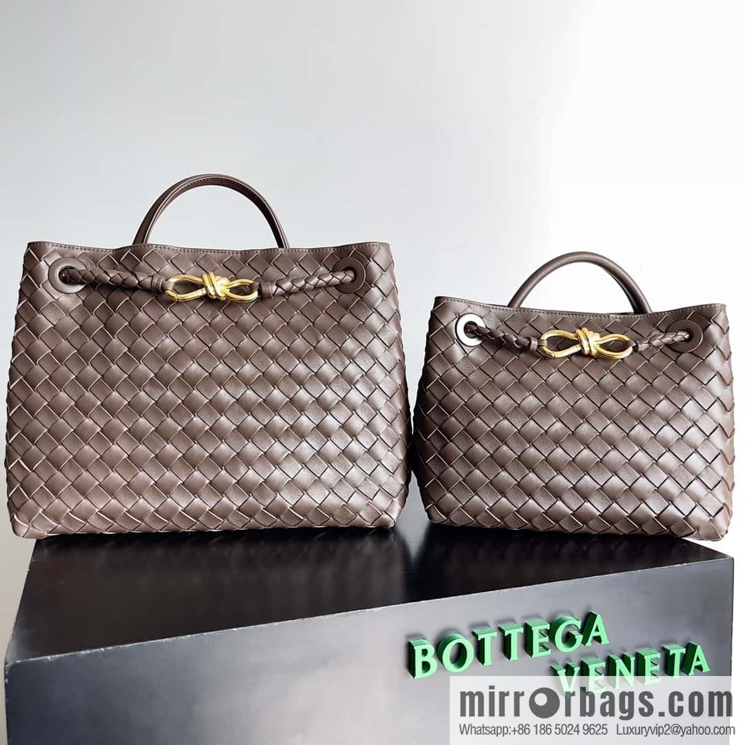 BV Bottega Veneta2023 New Andiamo Small, Model Number: 743568 Candy Brown