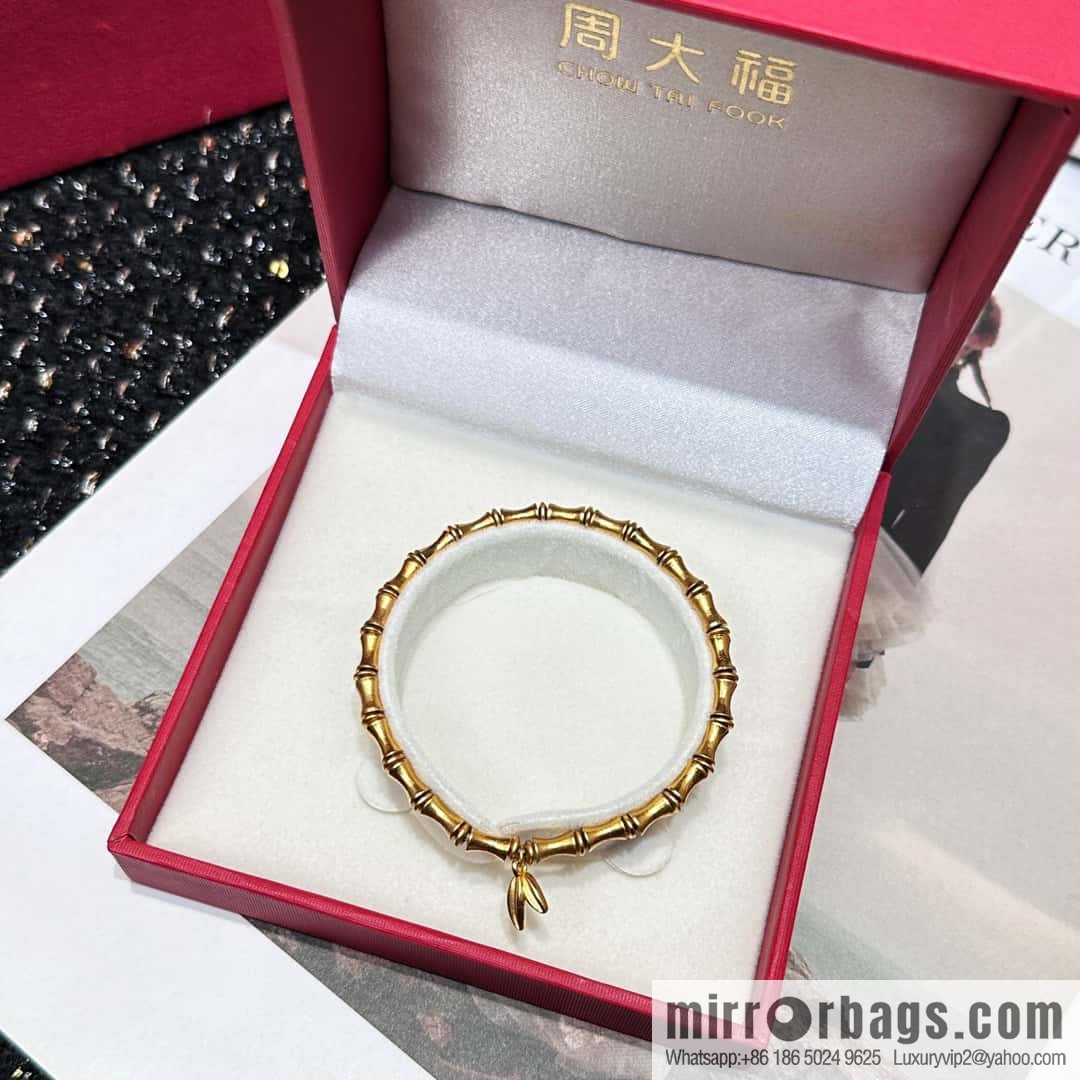 ❗️New ❗️ ☀️ Chow Tai Fook Classic Heritage Series Xiaohongshu Grass Bamboo Bracelet ☀️
