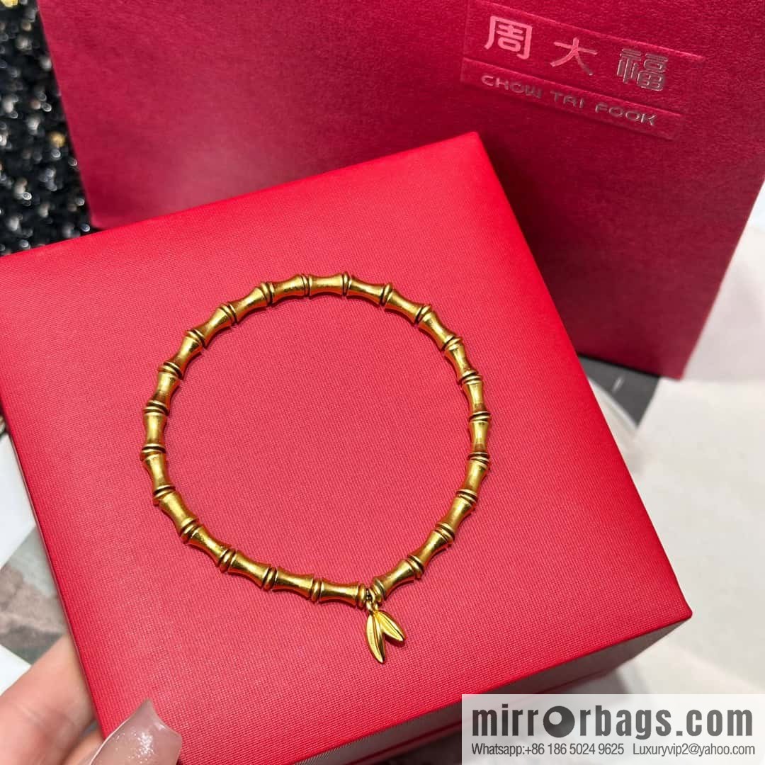❗️New ❗️ ☀️ Chow Tai Fook Classic Heritage Series Xiaohongshu Grass Bamboo Bracelet ☀️