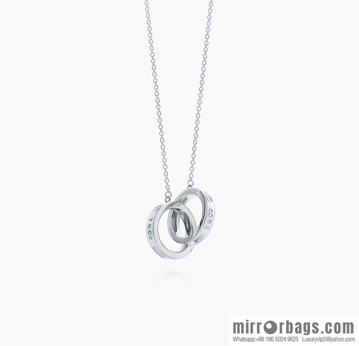 ❗️New ❗️ New ☑️ TIFFANY & Co. Double Ring Necklace