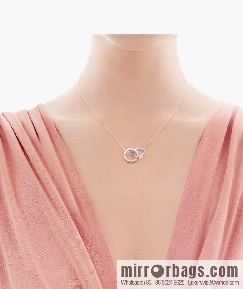 ❗️New ❗️ New ☑️ TIFFANY & Co. Double Ring Necklace