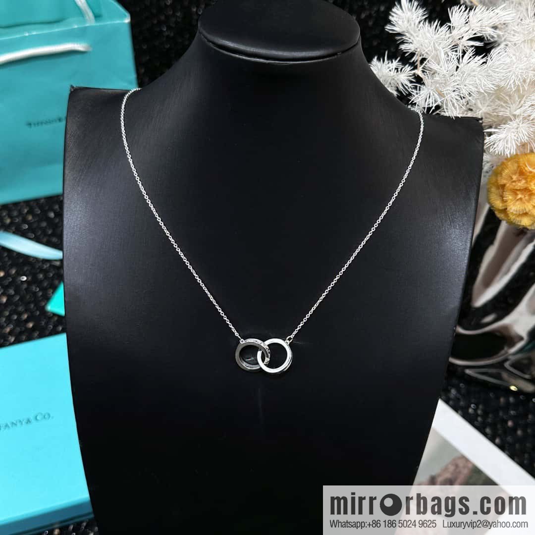 ❗️New ❗️ New ☑️ TIFFANY & Co. Double Ring Necklace