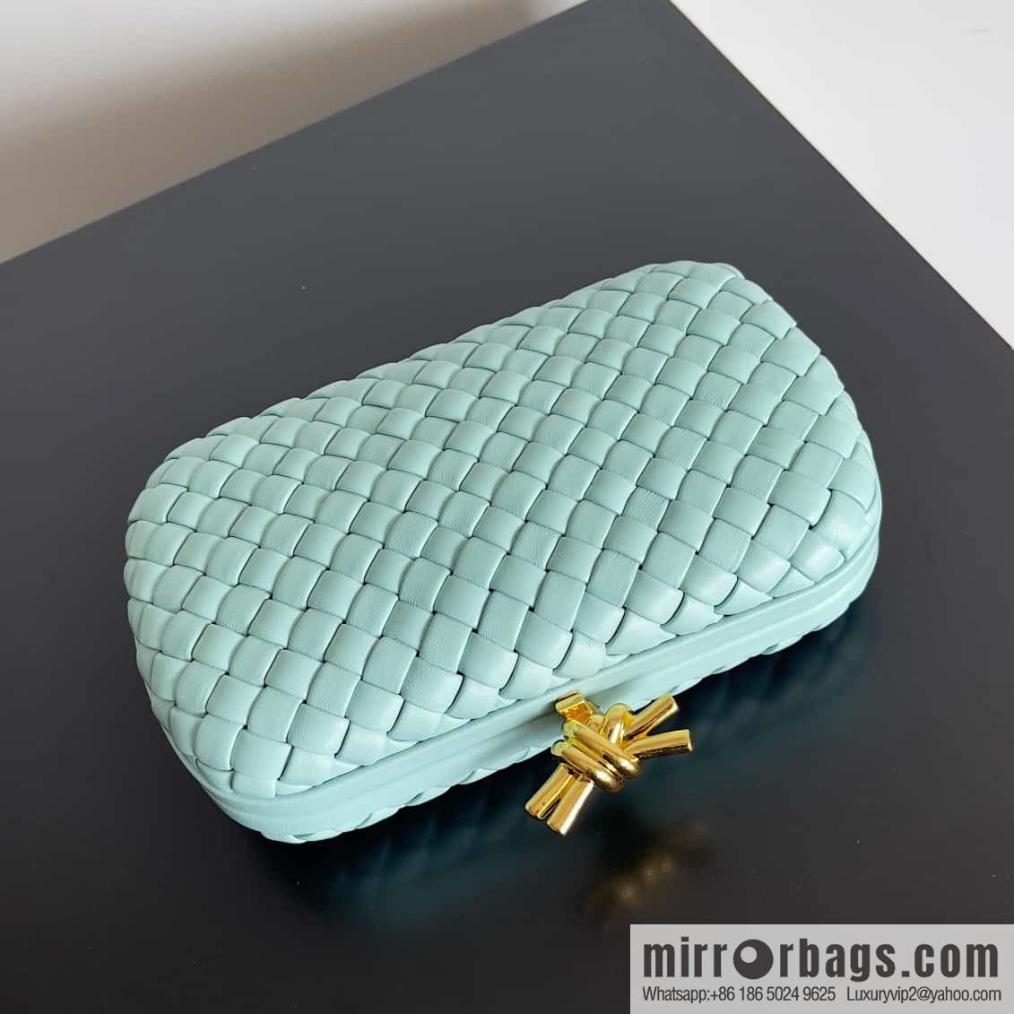 Bottega Veneta BV Knot | minaudiere: 717622 Tiffany & Co. Blue