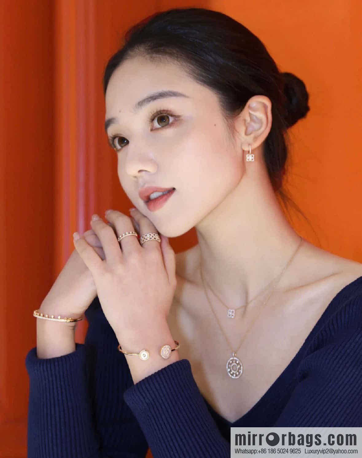 ❗️New ❗️ New ☑️ De Beers De Beers Mini Lotus Necklace