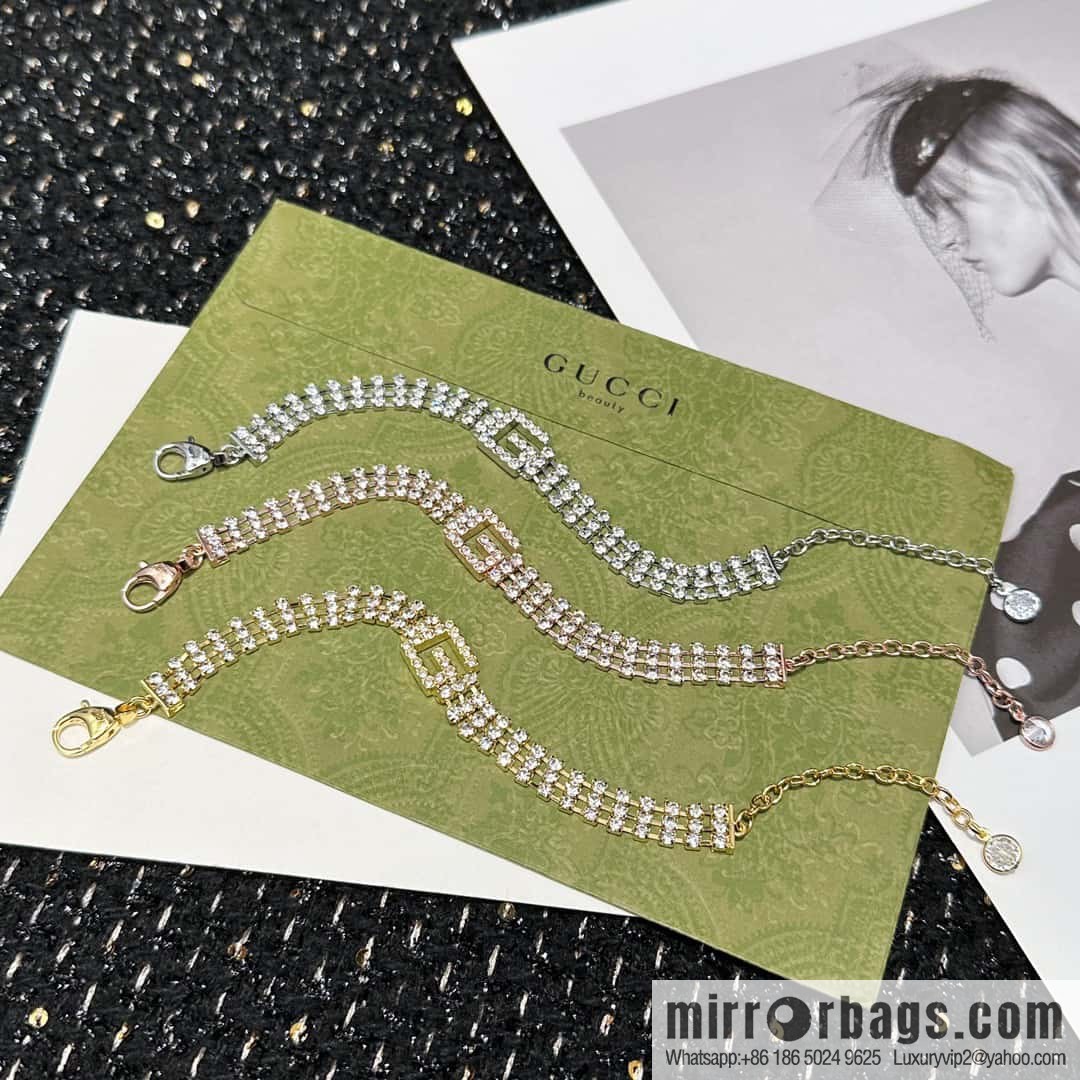 ❗️New ❗️ ☀ new Gucci Gucci G letter full diamond bracelet ☀