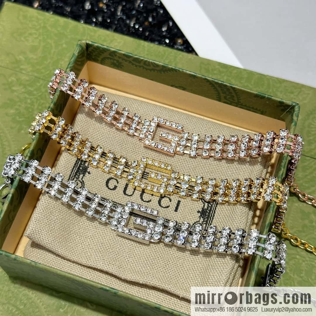 ❗️New ❗️ ☀ new Gucci Gucci G letter full diamond bracelet ☀