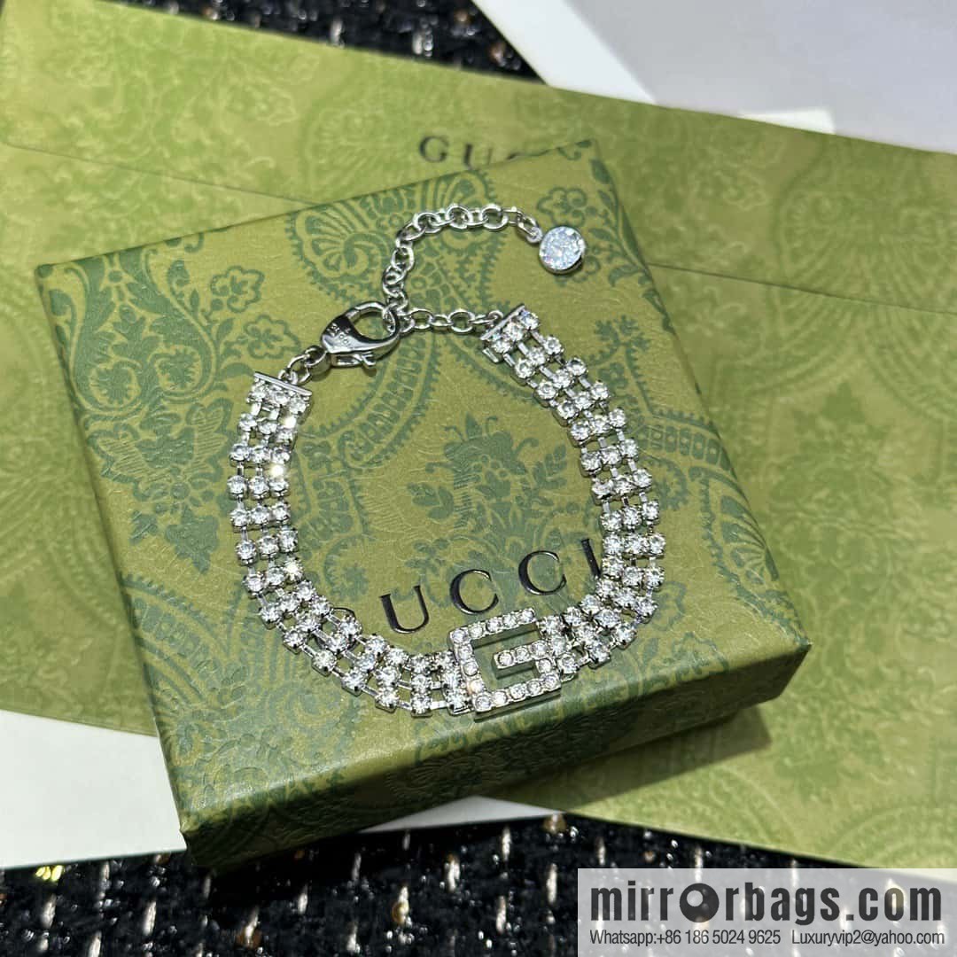 ❗️New ❗️ ☀ new Gucci Gucci G letter full diamond bracelet ☀