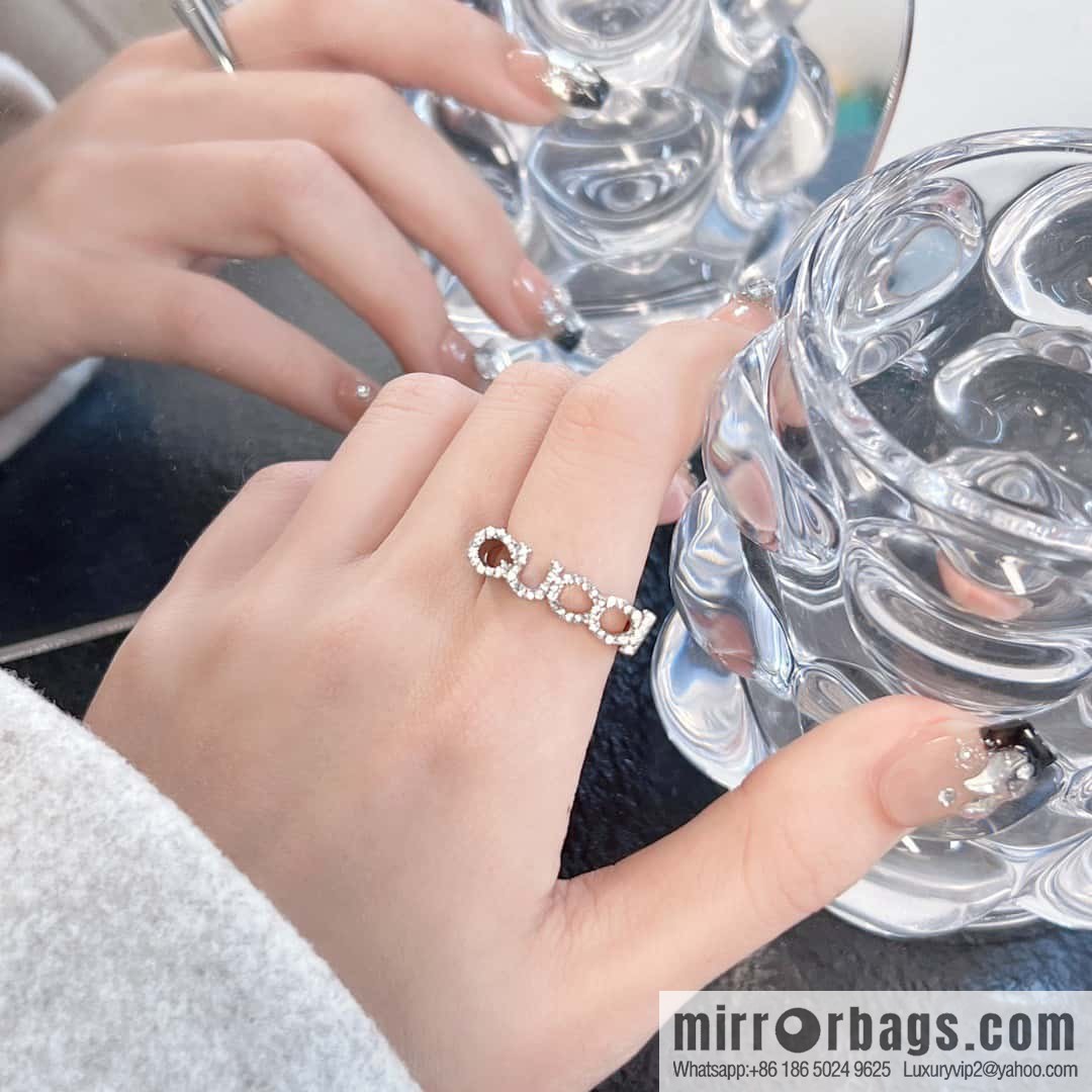 ❗️New ❗️ ☀ original order ☀ new Gucci full diamond letter ring ☀