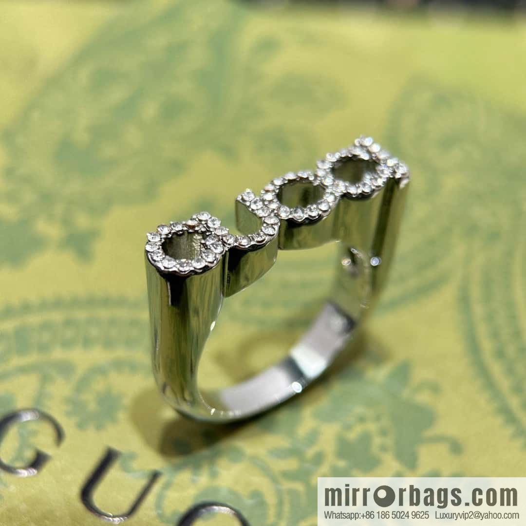 ❗️New ❗️ ☀ original order ☀ new Gucci full diamond letter ring ☀