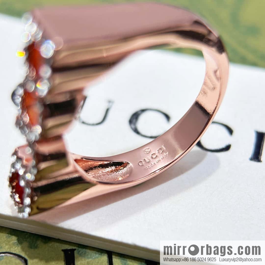 ❗️New ❗️ ☀ original order ☀ new Gucci full diamond letter ring ☀