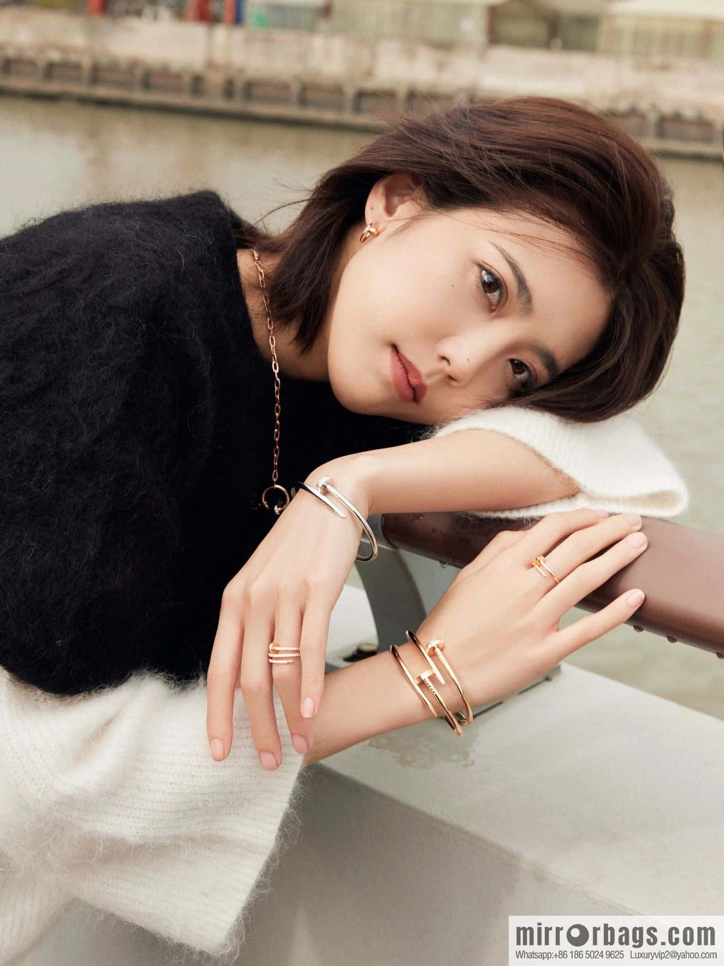 ❗New ❗☀ Cartier Cartier new glossy nail necklace ☀