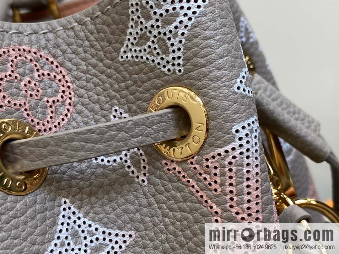 [Original single boutique] M23395 light gray, full leather shopping bag series BELLA TOTE handbag m23395 gray gradual change (cut-out)