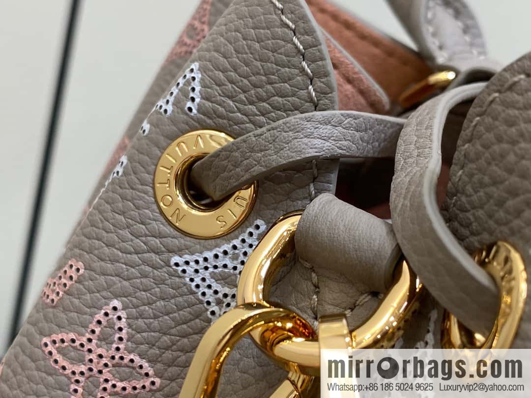 [Original single boutique] M23395 light gray, full leather shopping bag series BELLA TOTE handbag m23395 gray gradual change (cut-out)