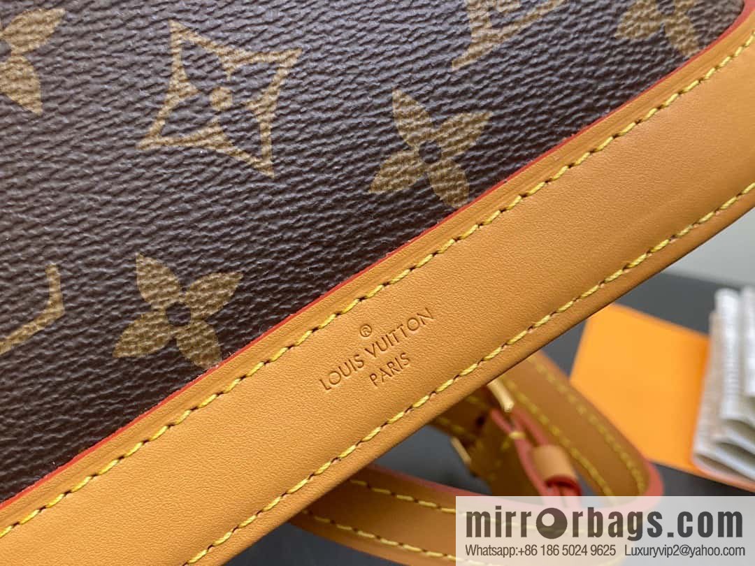 [Original single boutique] M82717 monogram mini shell bag series New launch Nano Alma handbag