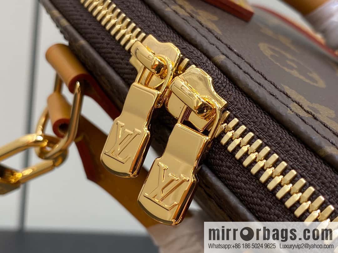 [Original single boutique] M82717 monogram mini shell bag series New launch Nano Alma handbag