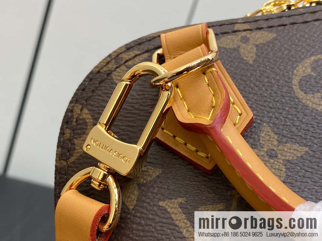 [Original single boutique] M82717 monogram mini shell bag series New launch Nano Alma handbag