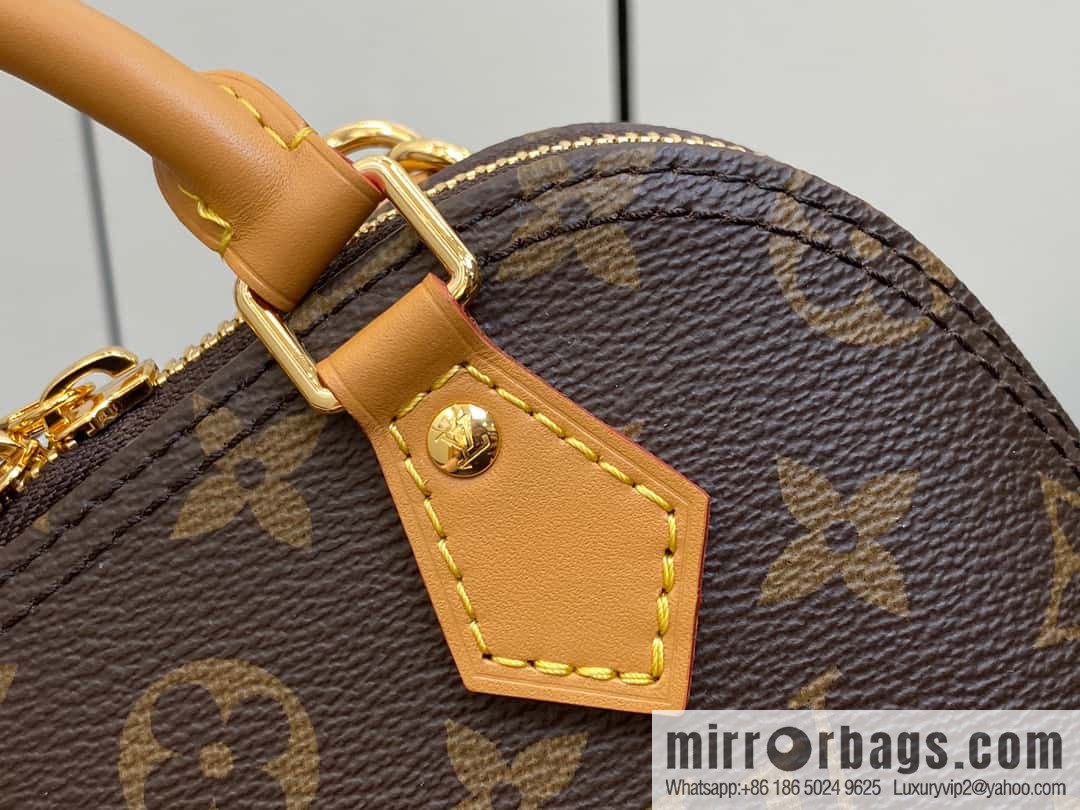[Original single boutique] M82717 monogram mini shell bag series New launch Nano Alma handbag
