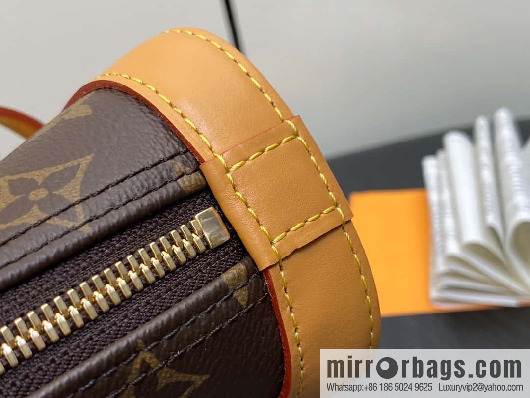 [Original single boutique] M82717 monogram mini shell bag series New launch Nano Alma handbag