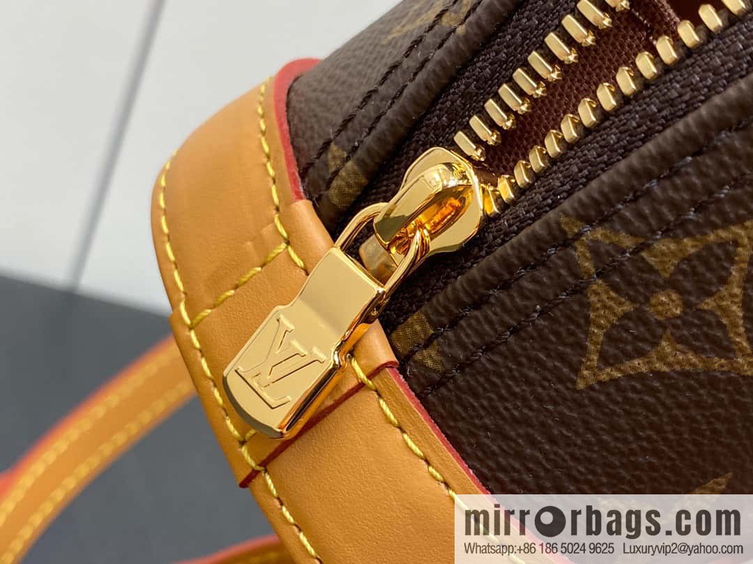 [Original single boutique] M82717 monogram mini shell bag series New launch Nano Alma handbag