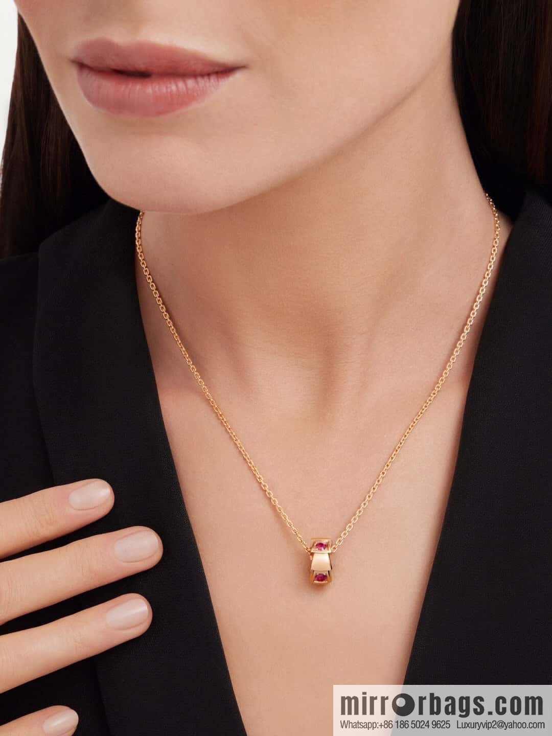 ☀BVLGARI SERPENTI Snake Bone Snake Necklace  ☀️