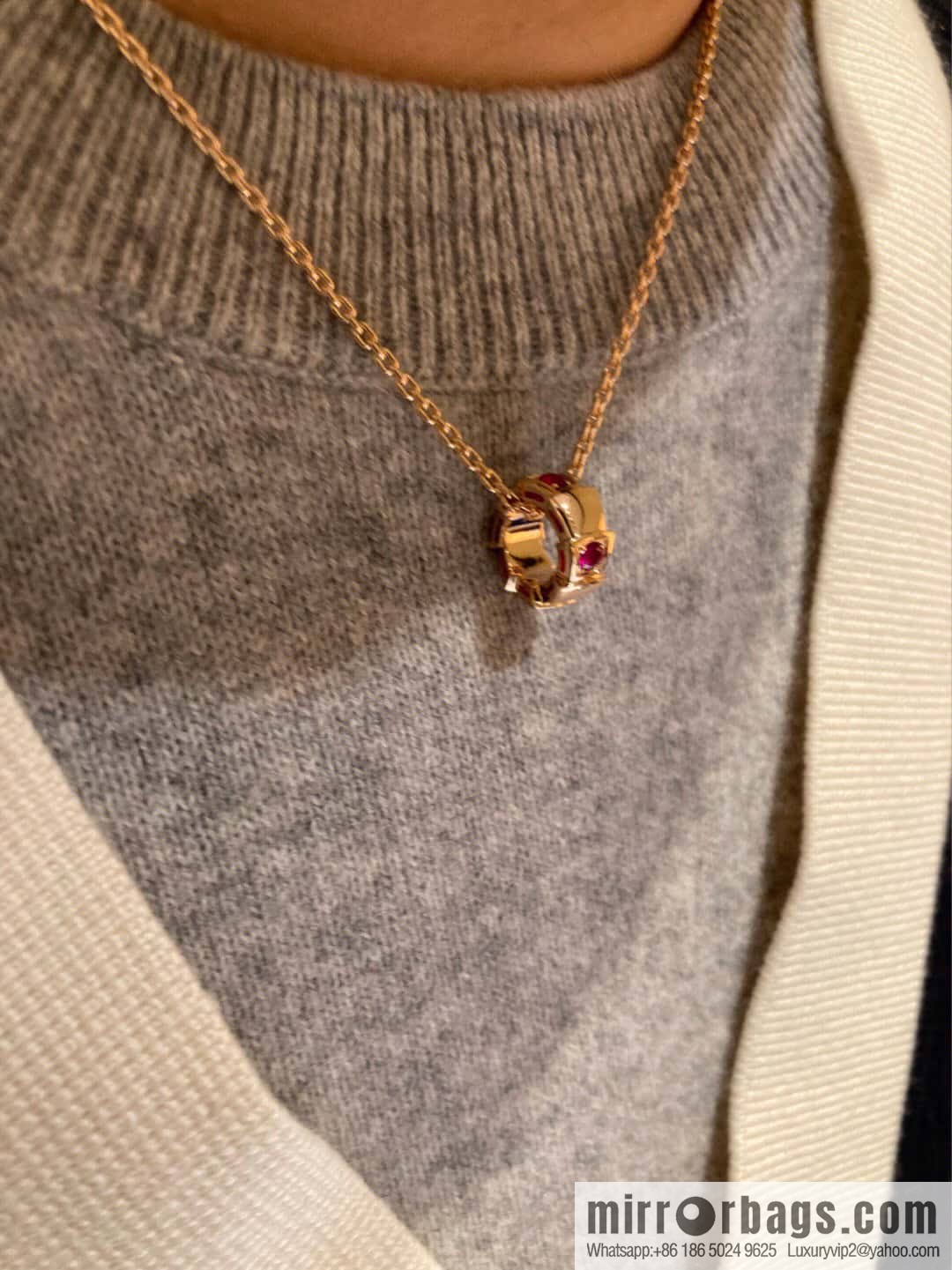 ☀BVLGARI SERPENTI Snake Bone Snake Necklace  ☀️