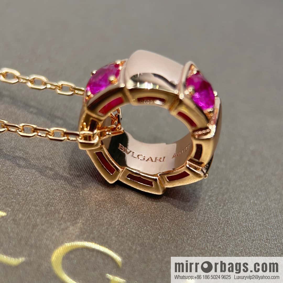 ☀BVLGARI SERPENTI Snake Bone Snake Necklace  ☀️
