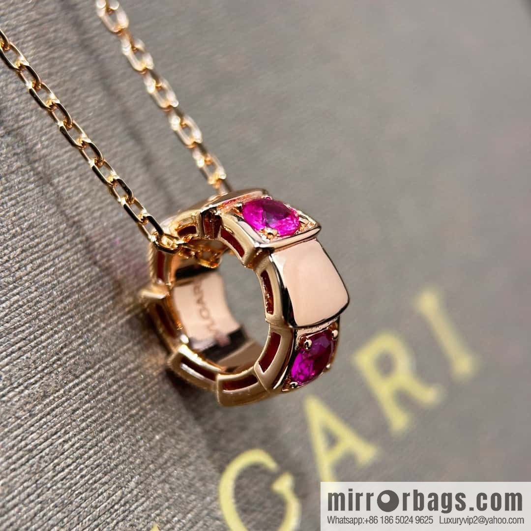 ☀BVLGARI SERPENTI Snake Bone Snake Necklace  ☀️