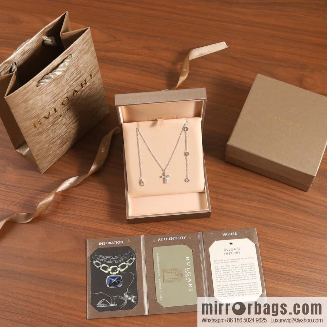 ❗️New ❗️ ☀ BVLGARI New CROCE PENDANTS Cross Necklace ☀