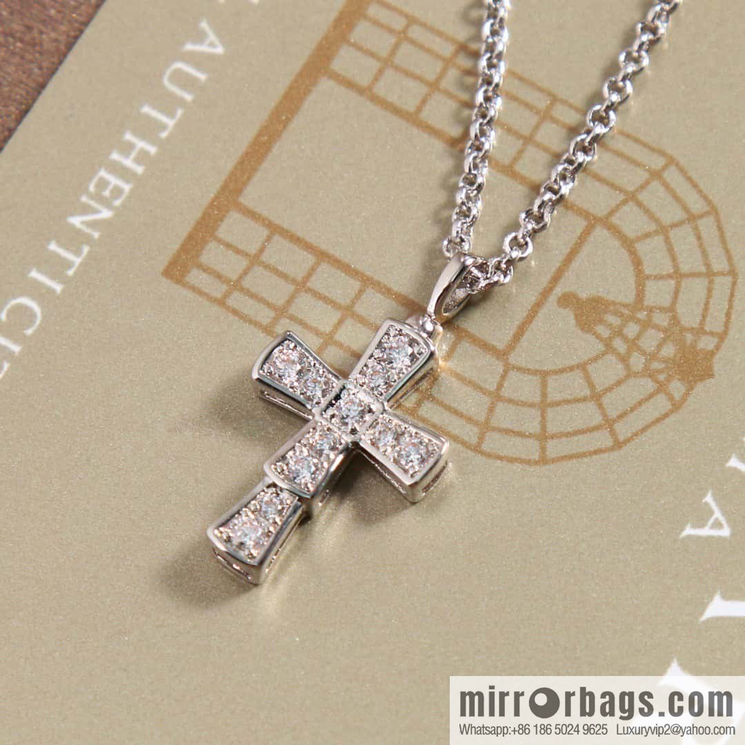 ❗️New ❗️ ☀ BVLGARI New CROCE PENDANTS Cross Necklace ☀