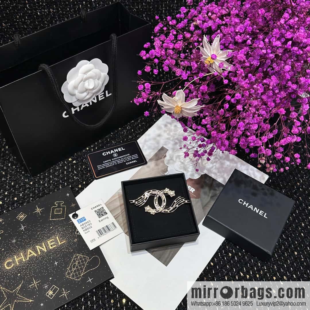 ❗️New ❗️ Chanel brooch ☀️ new ☑️ Chanel pentagram ⭐ comet brooch ☀️