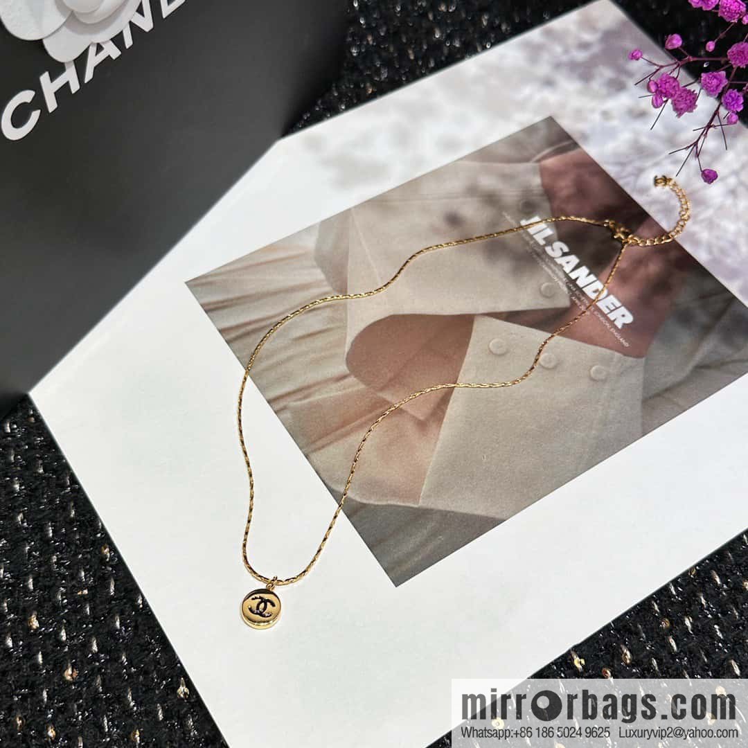 ❗️New ❗️ Chanel necklace ☀️ new ☑️ Chanel medieval series round double c necklace ☀️