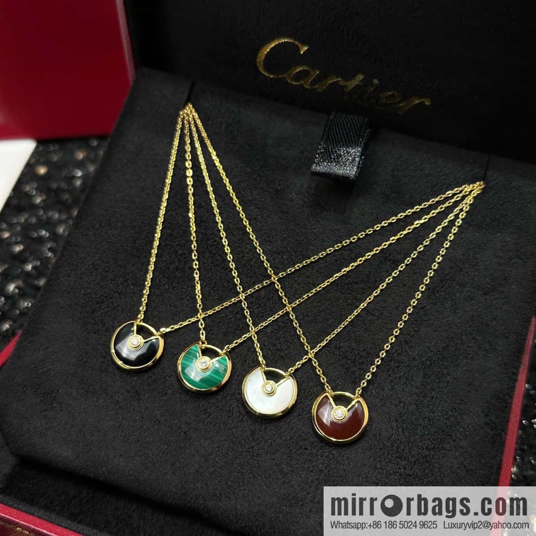❗CNC Version ❗ Rose Gold ☀ CARTIER Cartier Amulet Necklace ☀