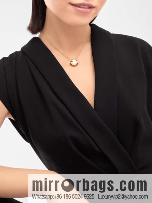 ❗New ❗ ☀ Original ☀ BVLGARI CABOCHON Glossy Oval Egg Necklace ☀
