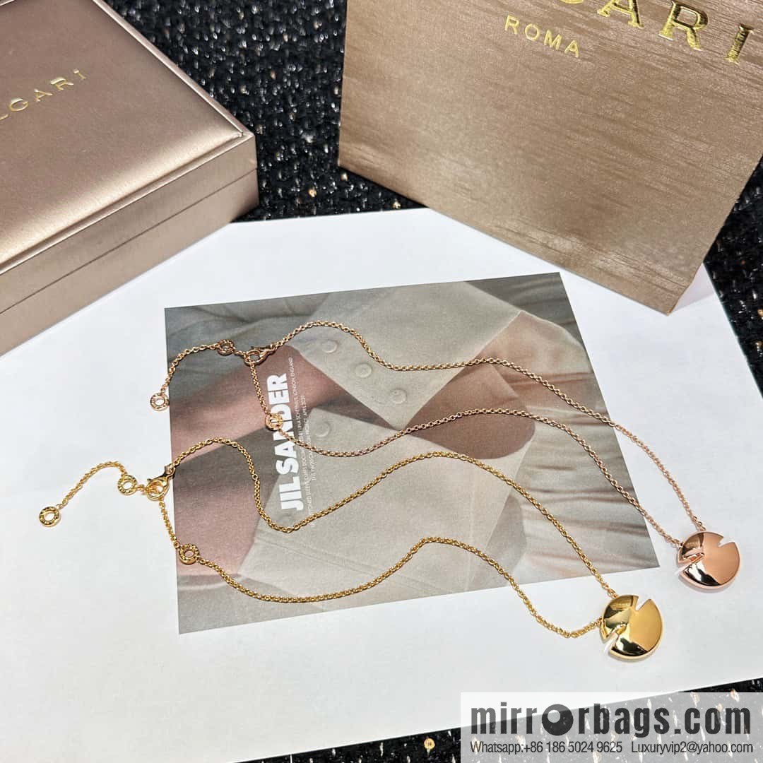 ❗New ❗ ☀ Original ☀ BVLGARI CABOCHON Glossy Oval Egg Necklace ☀