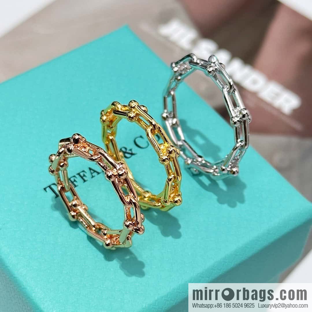 ☀️Original Order ☀️ Tiffany & co Tiffany HardWear Collection, Horseshoe Glossy Ring ☀️