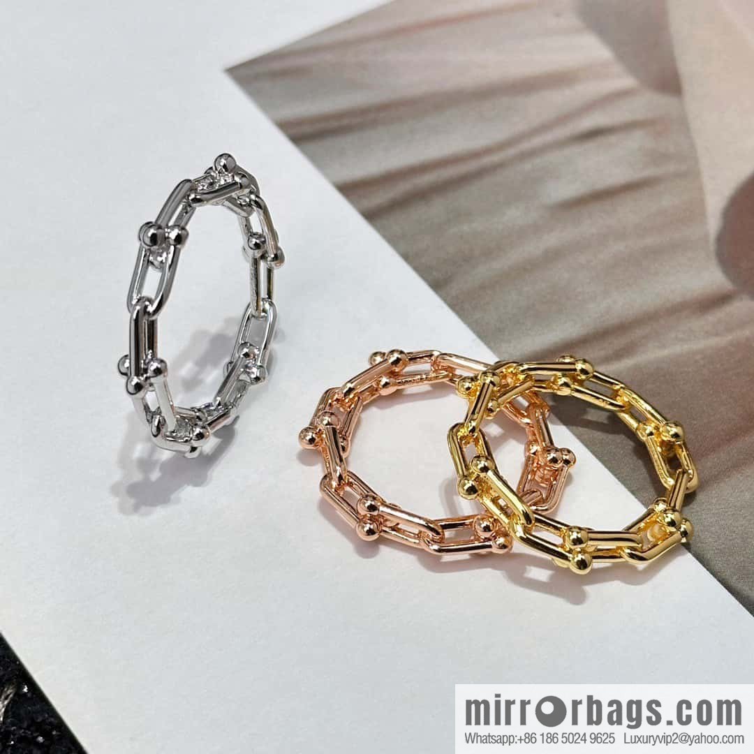 ☀️Original Order ☀️ Tiffany & co Tiffany HardWear Collection, Horseshoe Glossy Ring ☀️