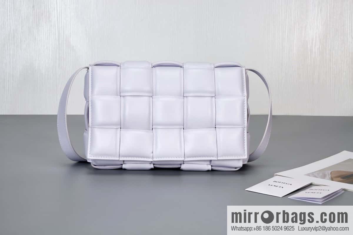 Bottega Veneta Padded Cassette Bag Model; 591970 BV Cassette Pillow Bag, Happy Purple