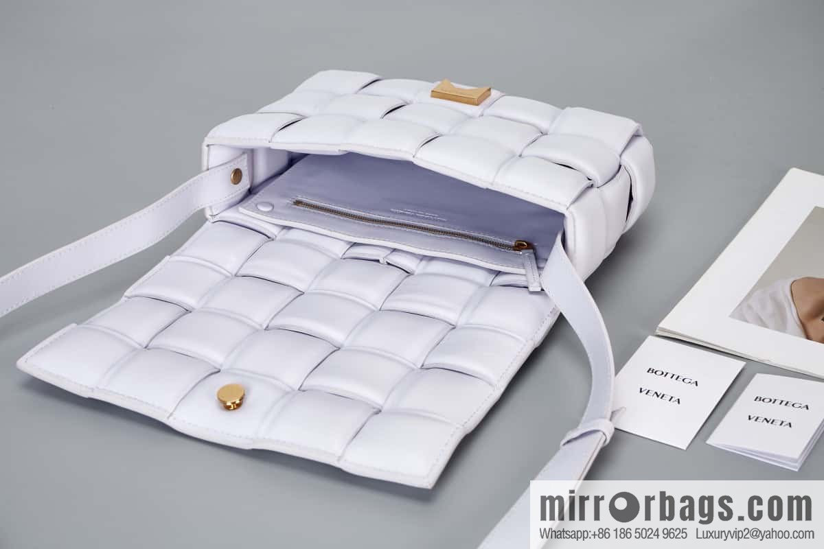Bottega Veneta Padded Cassette Bag Model; 591970 BV Cassette Pillow Bag, Happy Purple